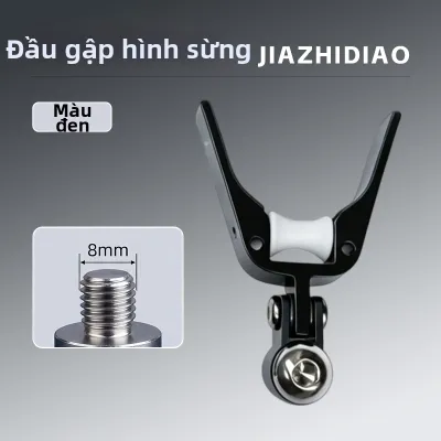 JIAZHIDIAO | Giá Đỡ Cần Câu Cá Điều Chỉnh Được Đầu Sừng