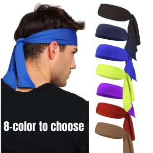 Quick-Dry Breathable Sports Headband for Men & Women Pirate Style Sweat-Absorbing Hair Tie with Adjustable Strap for Tennis Run