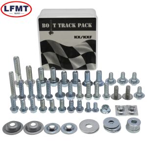 ชุดเครื่องมือซ่อมแซมสกรูและโบลต์สำหรับรถมอเตอร์ครอส สำหรับ Kawasaki KX80 85 KX100 KX125 KX250 KLX125 KLX250