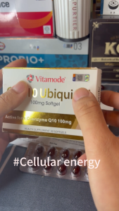 Vitamode CoQ10 Ubiquinol Male Fertility Support Sperm Health Antioxidant Energy Support Coenzyme Q10 Supplement KKM Halal Malaysia