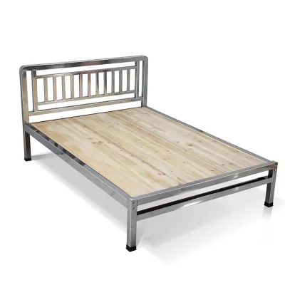 Reinforced Stainless Steel Bed Frame 1.8m