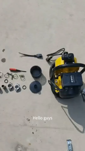 CHUANGCHAO 2/3-inch DC intelligent brushless self-priming pump 72V battery pump high flow water outlet