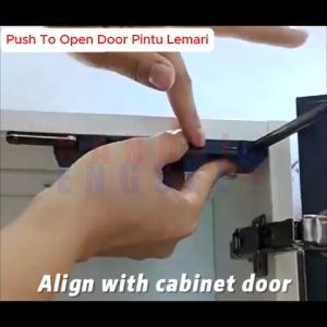 Push Open Pintu Lemari Otomatis Pembuka Pintu Sistem One Touch Peredam Kabinet Otomatis