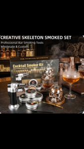 Premium Cocktail Smoker Wood Chips Set Cherry Oak Pecan Apple - Natural Wood Flakes Smoking Whiskey