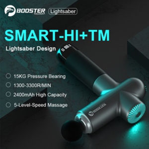 Booster LightSaber Massage gun Electric Neck shoulder massager Hand Held Muscle massage machine Smart Hit muscle gun for body Massage slimming Relaxation Fitness Muscle Pain Relief