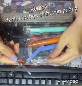 Bộ Cây Kéo Mini Gấp Gọn Đa Sắc Cho Học Sinh Và Văn Phòng