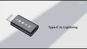 INBOX Converter Type C to Lightning iPhone Adapter OTG Connector Adaptor USB-C Premium