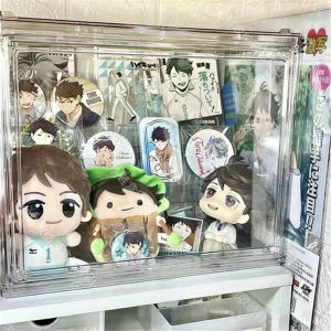 Snack Grain Storage Display Cabinet Bar-Shaped Peripheral Mini Acrylic Pain Cabinet Dustproof Box Frame Eating Valley Desktop
