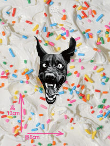 Reflective Decal Sticker Original Excited Dog Wild Reckless Small Niche Auto Motorcycle Waterproof Level Plane Sticker