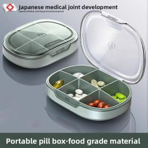 MONLEYTA | Portable Large Capacity Japanese Medicine Box Daily Pill Organizer Compact Travel Size Medicine Dispenser Box By MONLEYTA