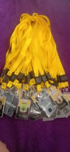 Satu set id card dan tali Lanyard polos termurah