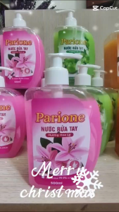 Combo 2 chai nước rửa tay parione hương cam mỗi chai 500ml làm sạch vi khuẩn  làm da tay luôn mềm mại thơm tho