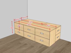 Storage bed customize singapore/single bed storage bed