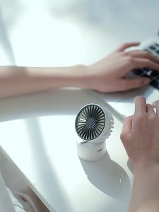 พัดลม แบบคล้องคอ ไม่ต้องถือ/ตั้งโต๊ะได้ ลมแรง พัดลมพกพา พัดลม ปรับความเร็วได้ 3 ระดับ สายชาร์จUSB