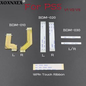 Full Set Flex Cable Ribbon For PS5 Controller V1 V2 V3 BDM-010/020/030 L/R Button 18Pin Touch Board Replacement Repair Parts