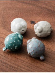 Đồ Trang Trí Bàn Bằng Gốm Sứ Sáng Tạo Có Thể Nổ Bong Bóng Cá Nhỏ Trà Bàn Trà Nhỏ Thú Cưng Trà Bàn Trà Nhỏ Mới Có Thể Nuôi Cá