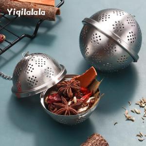 Stainless Steel 304 Seasoning Ball for Home Use Meat Stew Soup Flavoring Box 316 Spice Filter Net Tea Leaf Ball Kitchen Tool