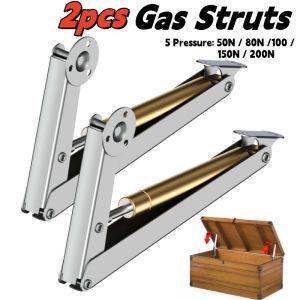 2Pcs Heavy Duty Gas Struts60N-200N Soft Close Lid Support HingesLid StayGas Shocks Springs Auto Slow Lowering Lid Lifters