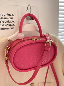 Elegant Small Crossbody Bag for Women Retro Artistic Style Soft PU Leather Fashionable Versatile Handbag Magnetic Buckle Closure