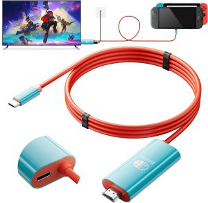 4K/144HZ 2M Video Cable For Switch 1/2 Host Projection Cable HD HDMI PD 100W Cable Adapter For ROG ALLY Video Conversion Cable