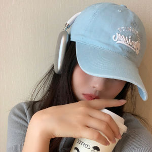 Korean Style Light Color Baseball Cap Women Spring Summer Versatile Wide Brim Face Slimming Sun Protection Duckbill Hat Trendy