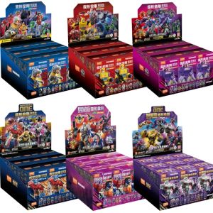 new Blokees Transformers Galaxy Version 1-7 Series Building Blocks Toys Optimus Prime Megatron Action Assemble Model Toys Kids Gifts high-quality