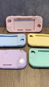 Ốp Silicon 6 Màu Cho Switch Lite - Vỏ Bảo Vệ TPU Mềm Hình Chân Mèo Với Tay Cầm Thoải Mái Cho NS Lite Gaming