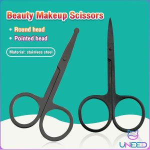 Need. Stainless Steel Manicure & Nose Hair Scissors with Round Tip for Safe & Sharp Trimming