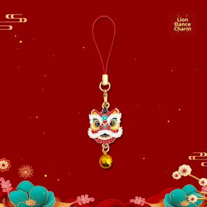 QIWEILANG | Festive Traditional Lion Keychain