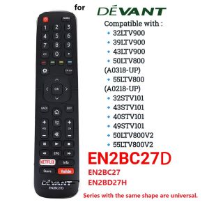 Dévant Hisense smart tv remote control Original EN2BC27 EN2BC27D For Hisense LCD TV Remote Control Fernbedienung 50K303/ 55K303V2 43A5605/ 39A5605/ 32A5605/ 32E5600/ 43E5600/ 40E5600 32LTV900 39LTV900 43LTV900 50LTV800 55LTV800 32STV101 43STV101 40STV101