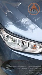 Toyota Vios E / XE / XLE / J / G August 2018 2019 2020 2021 2022 2023 2024 2025/Vios Gen4 Gen 4.5 XLE / 1.5 GR Model Black/Chrome Accessories Part/Garnish Cover/Gas Tank Cover/Head Light Cover / Tail Light Cover / Door Bowl Cover / Door Handle Cover