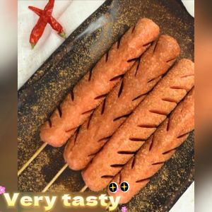 Yo-Fun 8 tube Hotdog grill Hotdog grille Hotdog roller Hotdog sausage Barbecue tool