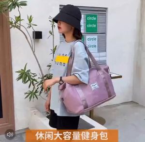 กระเป๋าเดินทาง กระเป๋ากีฬา กันน้ำ ผ้าออกซ์ฟอร์ด กระเป๋าฟิตเนส เรียบง่าย แมทช์ง่าย แฟชั่น ฮอตฮิ