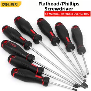 deli | Cross Slot Slotted Screwdriver S2 Steel Magnetic