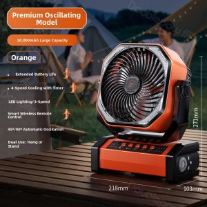 Doublepow | Portable Rechargeable Swivel Cooling Fan