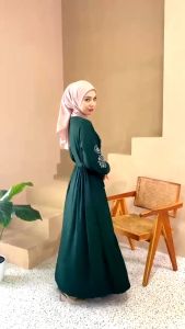 Ready Stock Mahira Dress Bordir Original Elfasa