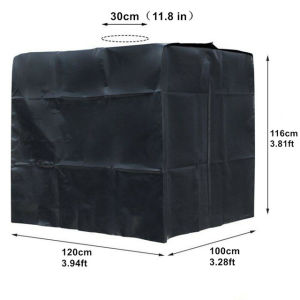 New 1000L IBC Tank Cover Container Aluminum waterproof and Dustproof Cover Rainwater Tank Oxford Cloth UV Protection Cover