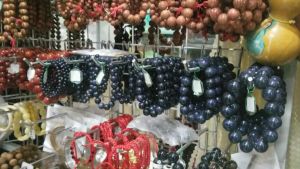 Vòng tay chuỗi đá kim sa xanh-nhiều cỡ ly