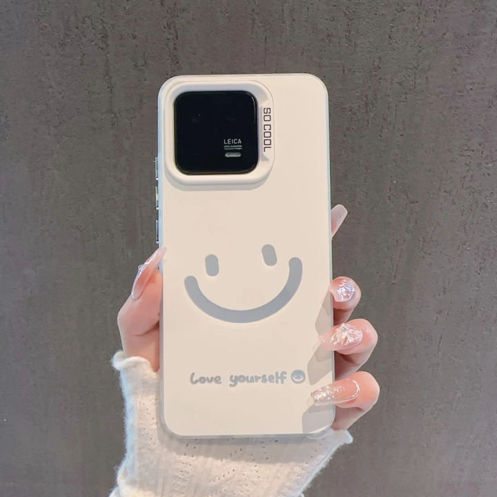 VIVO Y100 5G Y100 Minimalist Style Phone Case Smiley Face Pattern ...