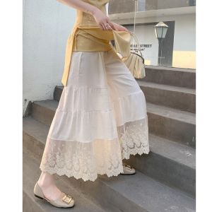 Quần Ống Rộng Mùa Hè Cho Nữ Quần Lót Váy Dài Không Đường May Quần Lót Chống Ánh Sáng Không Để Lại Dấu Vết Quần Lót Đa Năng