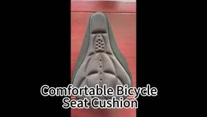 Comfortable Bicycle Seat Cushion with Shock Absorption And Breathable 3D Design Ideal for Road And Mountain Bikes.