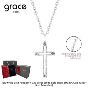 Grace Girl | Cross Design 18K Gold Plated Necklace