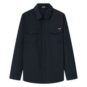 Jeep | Jeep Official New Mens Long Sleeve Shirt Spring Summer Breathable Retro Casual Open Cardigan Outerwear Skin-friendly Cotton