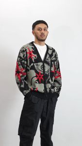 KIZARU Cardigan Knitwear DYSTOPIA