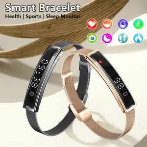 New Women Smart Bracelet With Heart Rate Monitor Activity Fitness Tracker Sports Wristband Waterproof Smart Watch Men Smartband