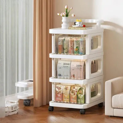 MEISITEKEKE | Multi-level Rolling Storage Cart Drawer