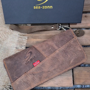 TRENDY NEW FASHION MENS GENIUNE ZIP LONG WALLET WITH SHORT STRAP*Dompet ZiP Panjang Lelaki*男士长拉链钱包*READY STOCK MALAYSI