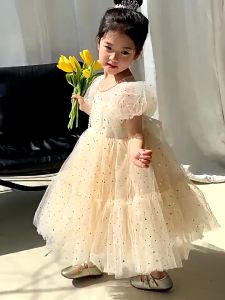 Đầm công chúa voan phồng ánh sao siêu xinh