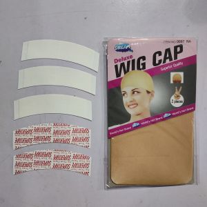 Trendy High-Temperature Silk Womens Wig round Face Slimming Black Big Back Long Straight Hair Chemical Fiber Full Head Cover