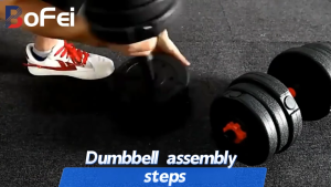 1PC Dumbell Set For Men Dumbbell Detachable 2/2.5/3/4/5/6/7/8/9/10KG Weights PVC 3 In 1 With Gloves